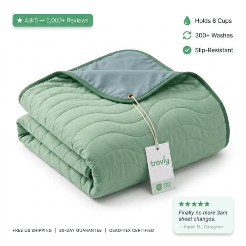 Trovly Overnight Mattress Topper Plush Comfort Pad
