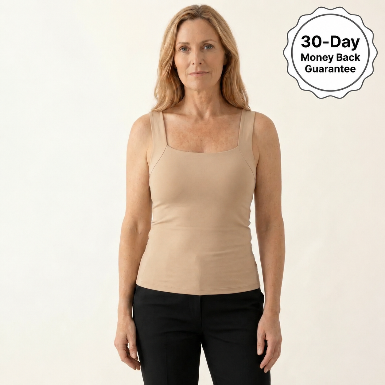 Seamless Built-In Bra Comfort Shaper Tank Top