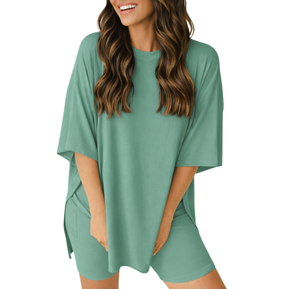 Torva CozyMama Two Piece Lounge Set Casual Relaxed Fit
