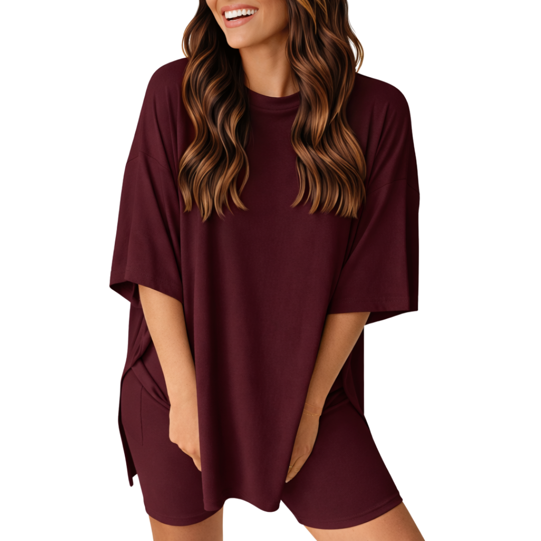Torva CozyMama Two Piece Lounge Set Casual Relaxed Fit
