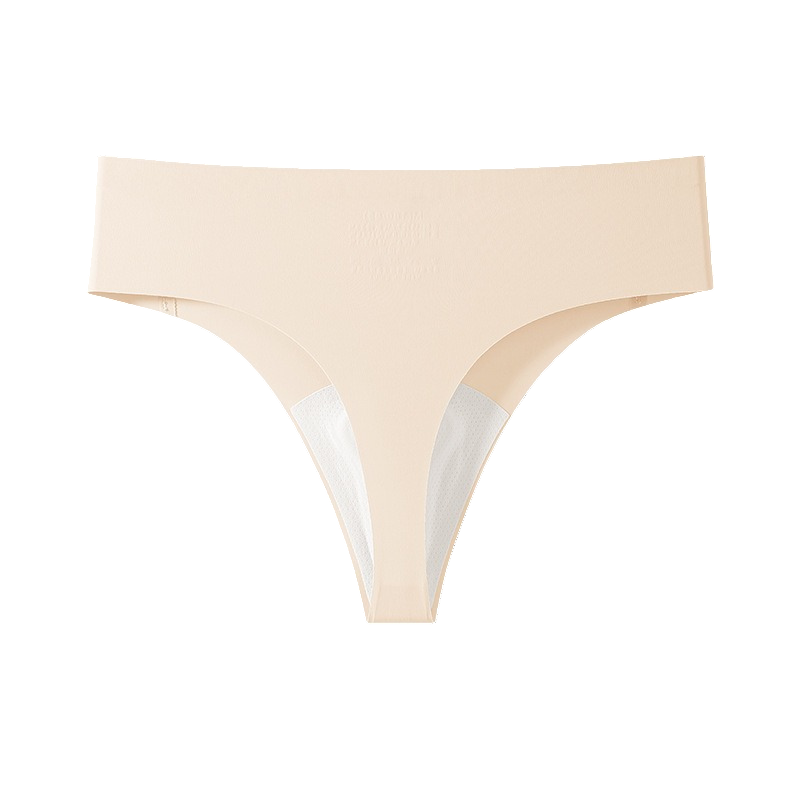 StyledChic InvisaThong High Rise Seamless Thong Camel Proof Technology