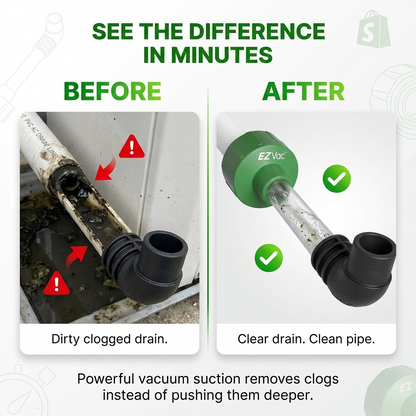 HomeHalo Universal AC Drain Line Shop-Vac Adapter Attachment